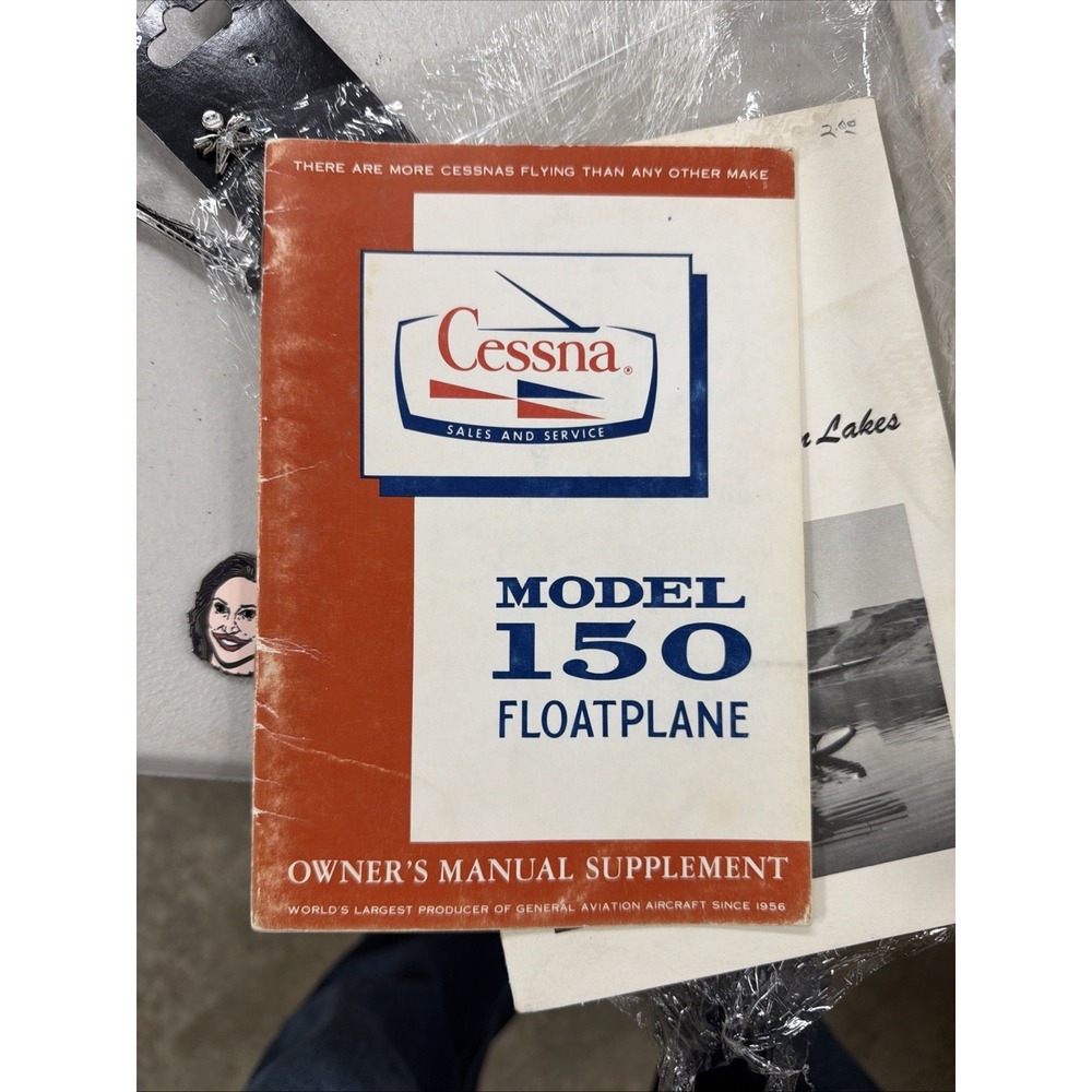 vintage Cessna Model 150 Floatplane Owner's Manual